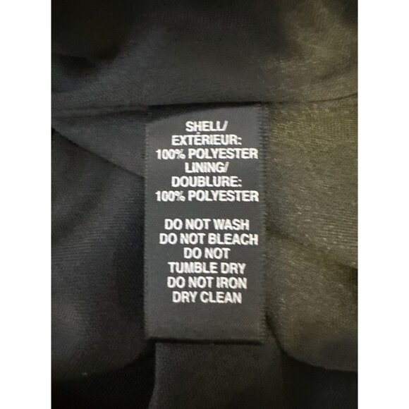 Saks Fifth Avenue Sleeveless Black Ruffled A-Line Dress With V-Neck Design - Picture 8 of 8